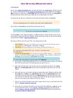 cách tạo chữ chạy trên banner của web