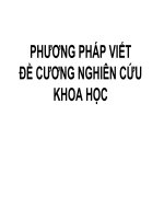 15 phương pháp viết đề cương