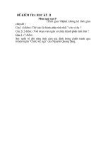 Đè thi văn 6- HK2