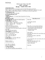 GIÁO ÁN LỚP 5 TUẦN 26(CKTKN)