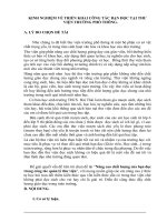 Sáng kiến king nghiệm thư viện hay