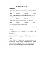 bài tập phần Hidrocacbon