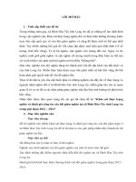 Đánh giá thực trạng nghèo và công tác xóa đói giảm nghèo tại xã Bình Hòa Tây tỉnh Long An