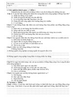 Đề kiểm tra Địa Lý 9