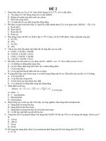 Hóa CĐ_ĐH Đẳng cấp số 2