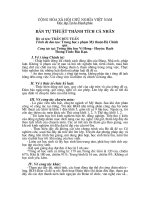 HO SO KET THUC 6 THANG TAP SU GV