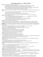 Chyên đề về Dòng điện trong các môi trường