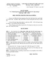 QD Thành lập BGK chấp hội thi GVG cấp trường