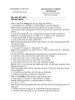 Đề Trắc nghiệm Tổng hợp -12 (9)