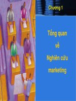 tổng quan về nghiên cứu marketing