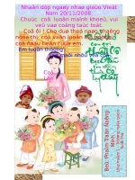 Thiệp chúc mừng cô Lan nhân ngày 20/11 (Minh)