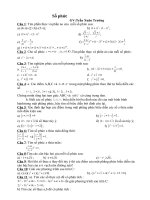 chuyen de on thi dai hoc: So phuc