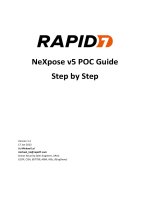 Tài liệu từng bước hướng dẫn sử dụng nexpose  step by step Nexpose