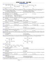 ĐỀ LUYỆN THI ĐẠI HỌC SỐ 6- LẠ