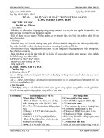 GIÁO ÁN ĐỊA LÍ 12CB - TIẾT 31