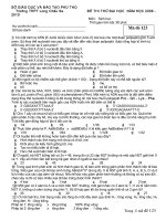 thu ĐH 2010 lần 1- 4 mã có đáp án