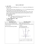 đại số từ tiết 50 đến tiết 60