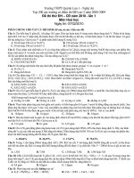 đề thi thử đại học quỳnh lưu 1 nghệ an