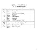 lớp 2 tuần 26 chuẩn KTKN