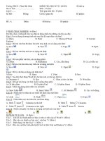 Đề thi Tin học 6 HKII năm học8-09