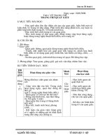 Giáo án Mĩ thuật 8