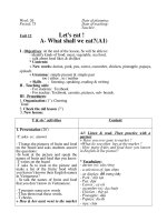 E7 Unit 12: Let''''s eat!