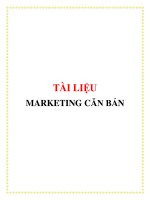 bài giảng lý thuyết marketing