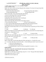 De kiem tra 1 tiet 2009-2010