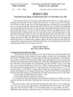 Báo cáo hội khuyến học xã Vĩnh Hậu