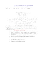 cách tạo cơ hội cho mình