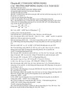 chuyên đề :Tam giác đồng dạng