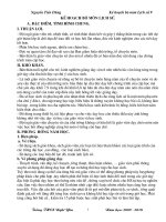 Kế hoạch bộ môn Lịch sử 9