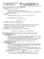 De thi thu DH Thang 3