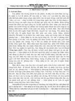 ph­ương pháp phân tích giá trị một số ph­ương tiện – biện pháp tu từ trong dạy học Ngữ Văn