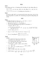 Hình học KG có lời giải chi tiết