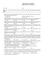 KIỂM TRA 15 PHUT-TỔNG HỢP HIDROCACBON