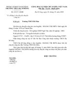 cong van dong y cho lien he chuyen cong tac