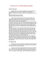 RỪNG XÀ NU - NGUYỄN TRUNG THÀNH