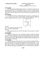 Đề THi Học sinh giỏi lý 9