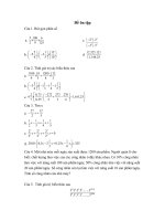 đề kiểm tra toán 6 - phân số