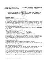 Báo cáo tài chính năm 2009