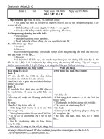 GIÁO ÁN ĐỊA LÝ 6