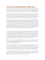 Nếu em yêu một chàng trai nhân mã