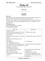Giáo án L4 Tuần 26 CKTKN CT2buôi/ngày