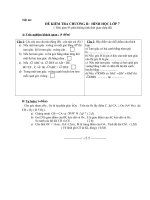 KIỂM TRA CHƯƠNG II HINH HỌC 7