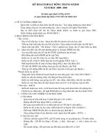 Kế hoạch tháng 3.2010