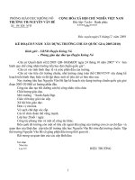 kê hoạch học nhom