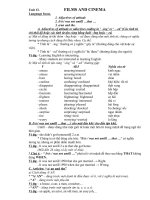 Unit 13: Films and Cinema