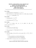 Đề luyện tập khối 10 (tuần 2)