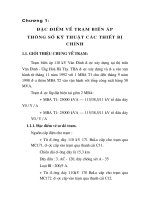 thiết kế trạm biến áp cho phân xưởng, chương 1 doc